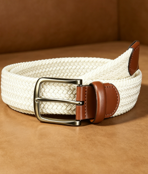 Flexible Woven Casual Belt for Everyday Wear