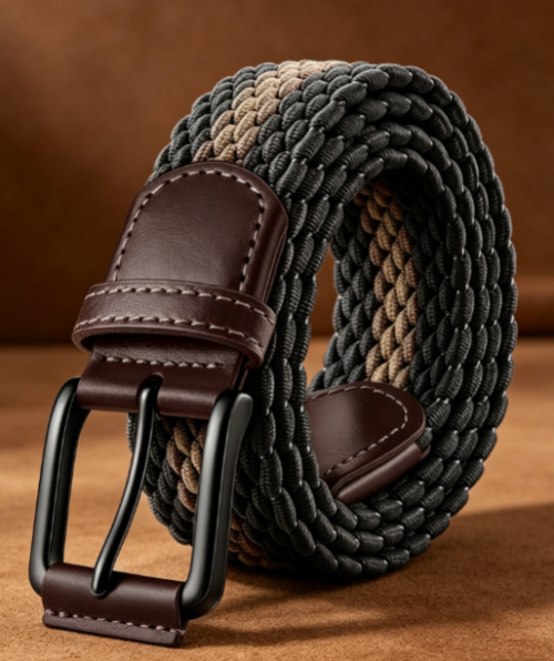 Fully Adjustable Braided Casual Belt